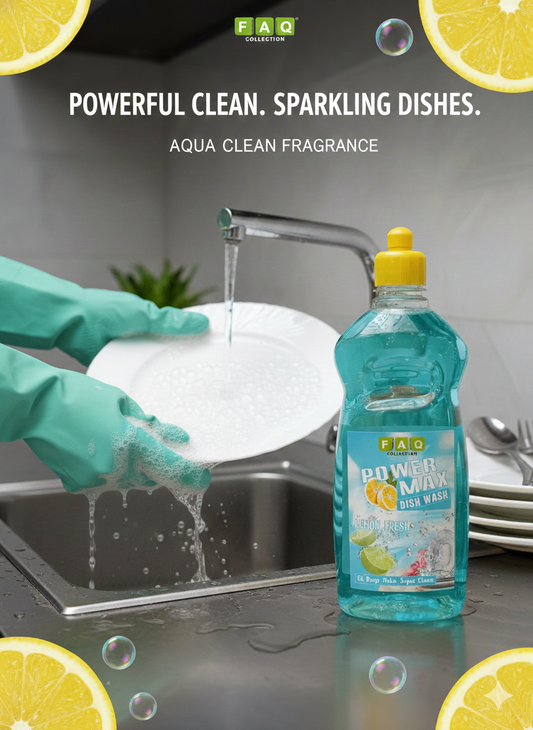 Dish Wash – Power Max Cleaning for Sparkling Utensils