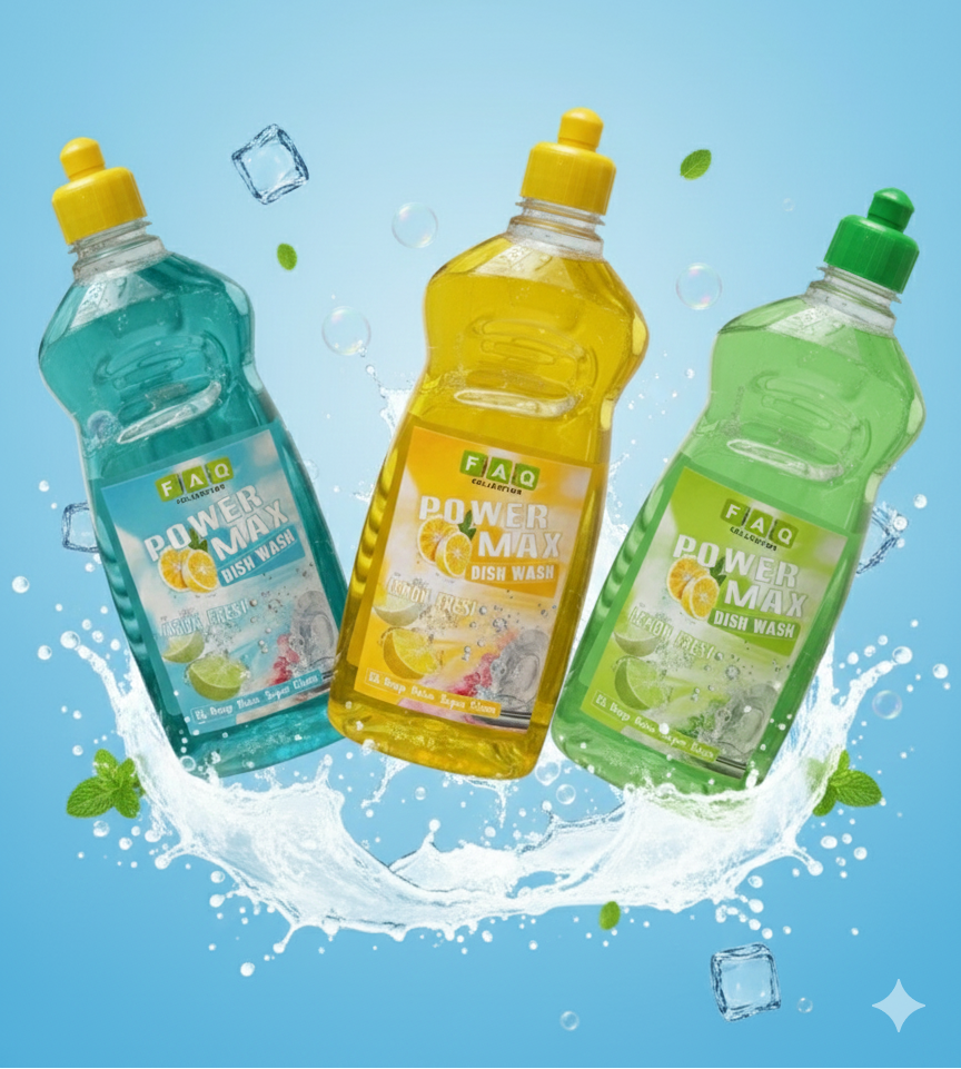 Dish Wash – Power Max Cleaning for Sparkling Utensils