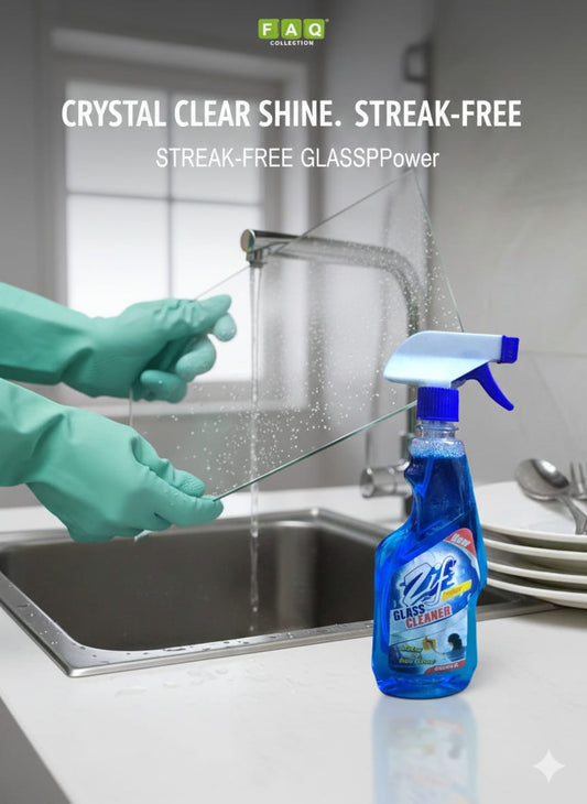 GLASS ZIF CLEANER | Streak-Free Glass & Mirror Cleaner Spray